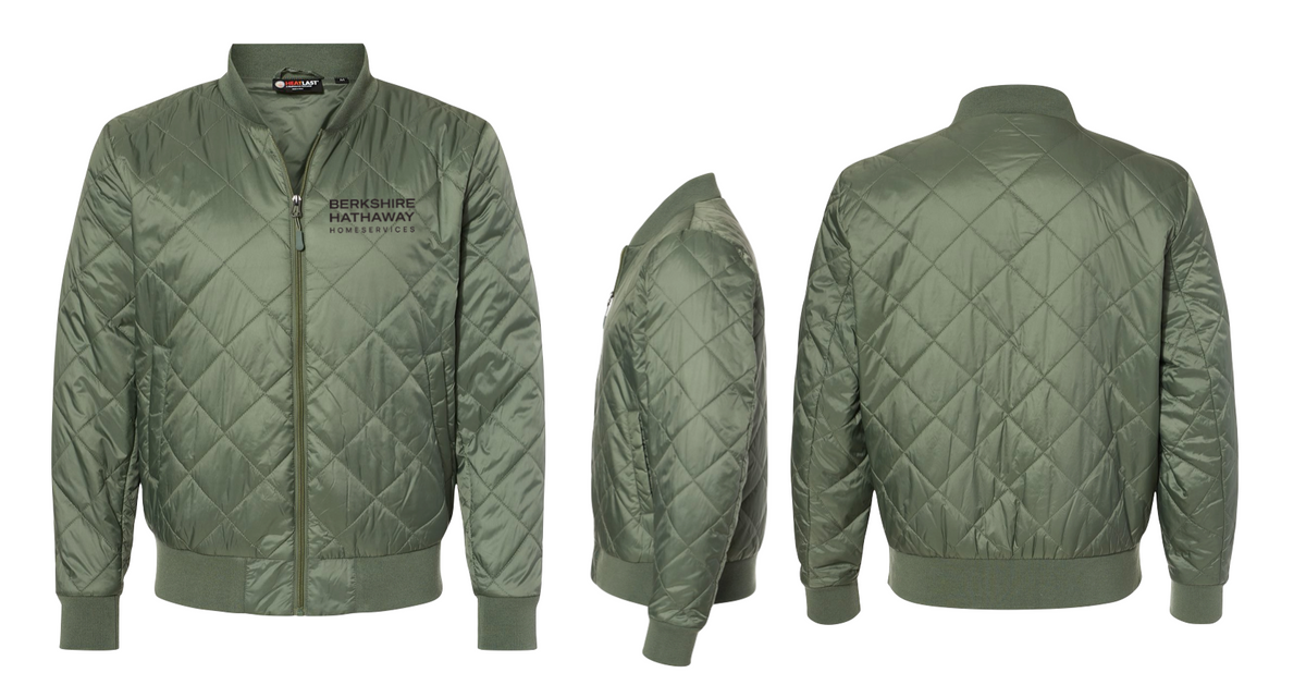 Mens Quilted Bomber Jacket – Gaby Conte Designs