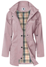 (In-Stock) Womens Plaid Lined Berkshire Hathaway HomeServices  Water Resistant Jacket