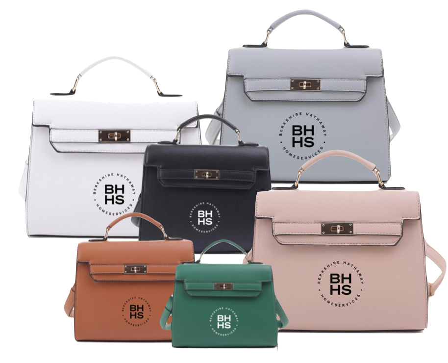 Berkshire Hathaway HomeServices vegan leather satchel