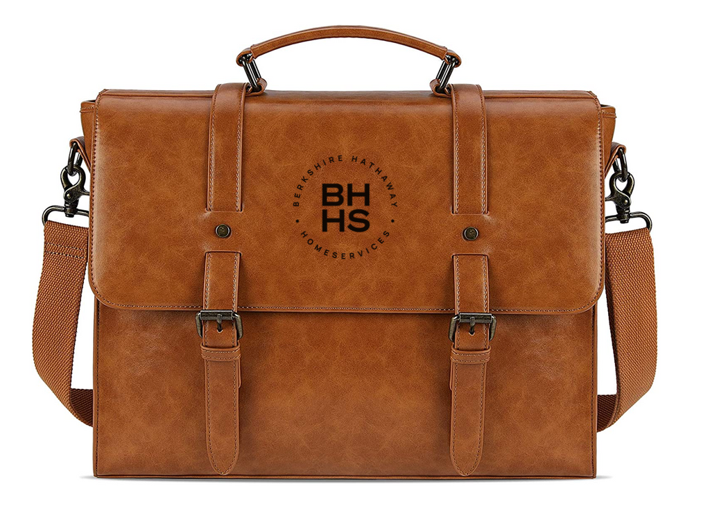 Berkshire Hathaway HomeServices Mens Messenger Bag Briefcase