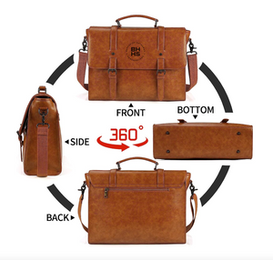 Berkshire Hathaway HomeServices Mens Messenger Bag Briefcase