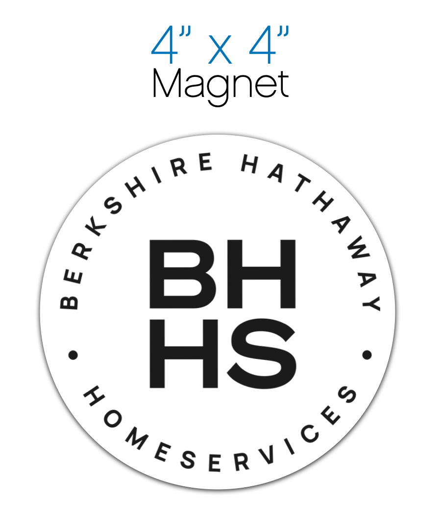 Berkshire Hathaway HomeServices 4-inch circle magnet