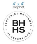 Berkshire Hathaway HomeServices 4-inch circle magnet