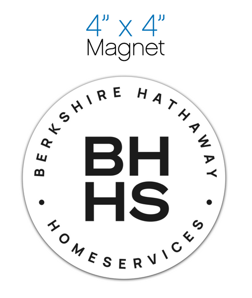 Berkshire Hathaway HomeServices 4-inch circle magnet