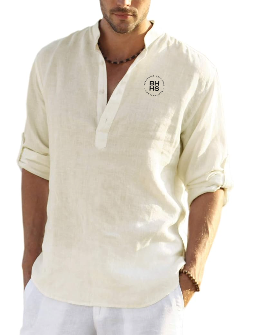 Berkshire Hathaway HomeServices Mens Linen Shirt