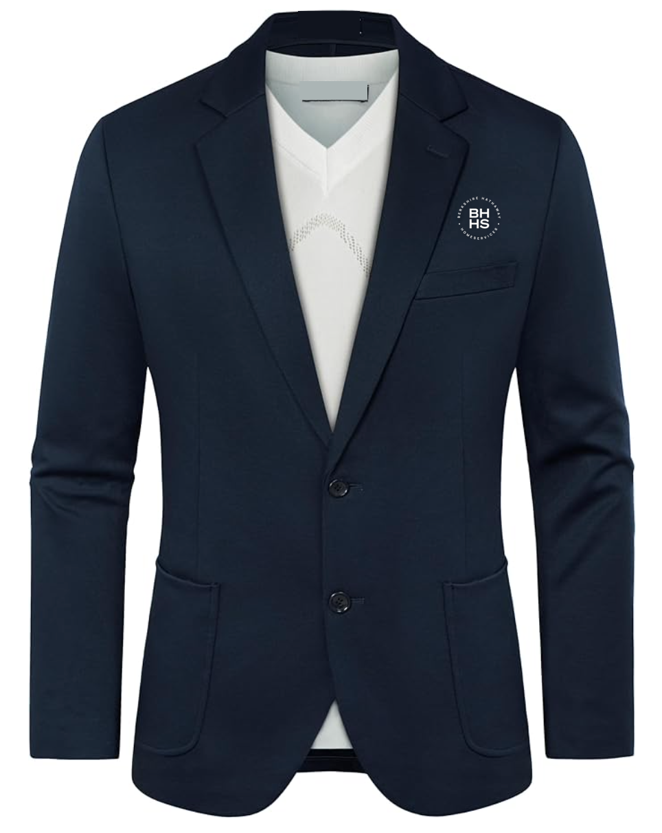 Berkshire Hathaway HomeServices Mens Casual Knit Blazer