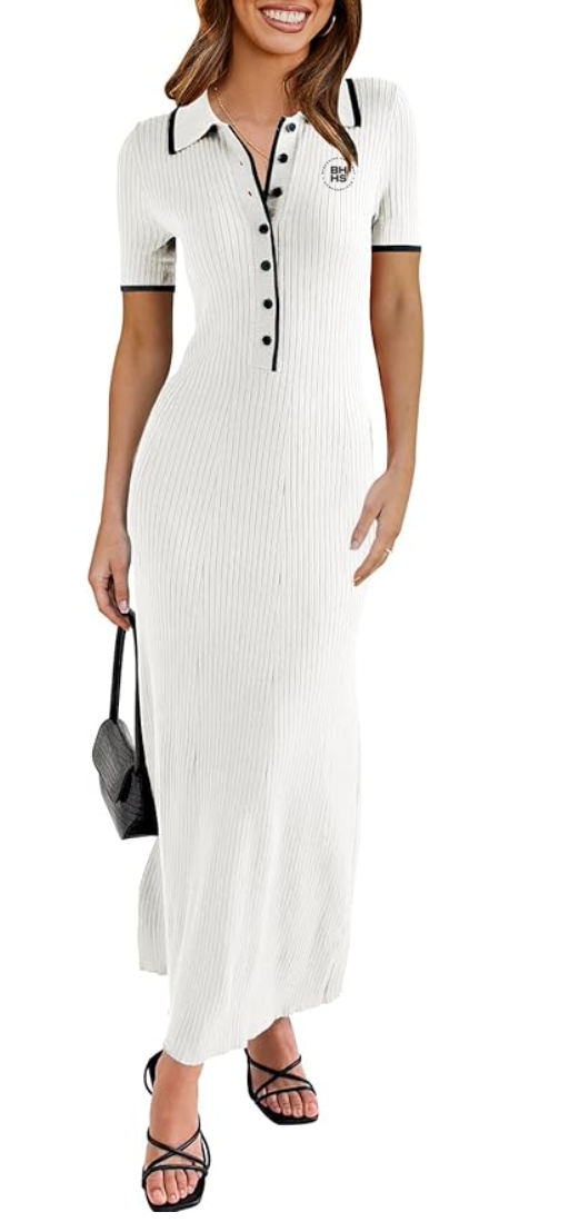 Berkshire Hathaway HomeServices Short Sleeve Maxi Dress