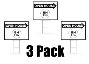 Custom Berkshire Hathaway HomeServices Open House Signs