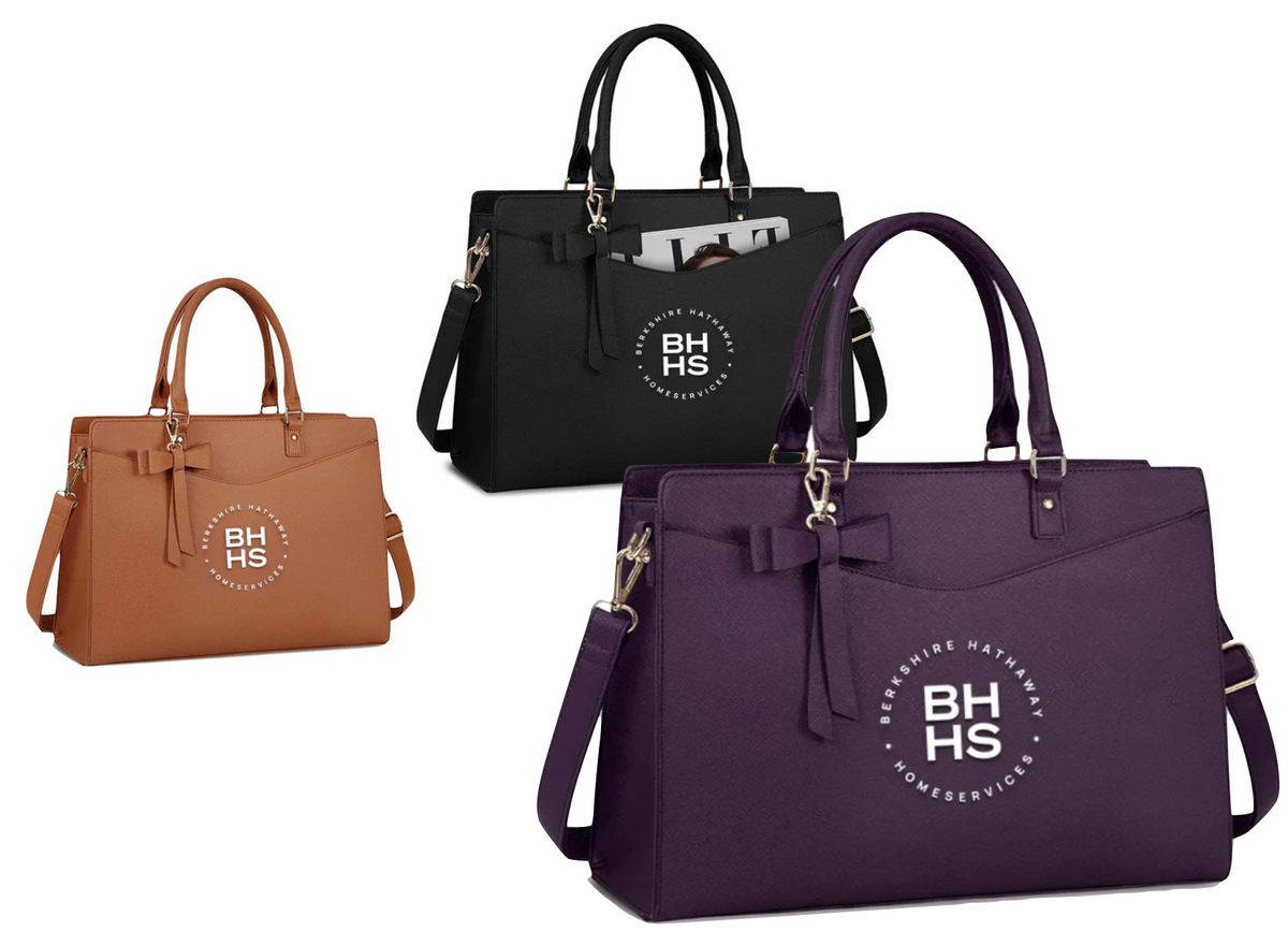Berkshire Hathaway HomeServices women's laptop bag