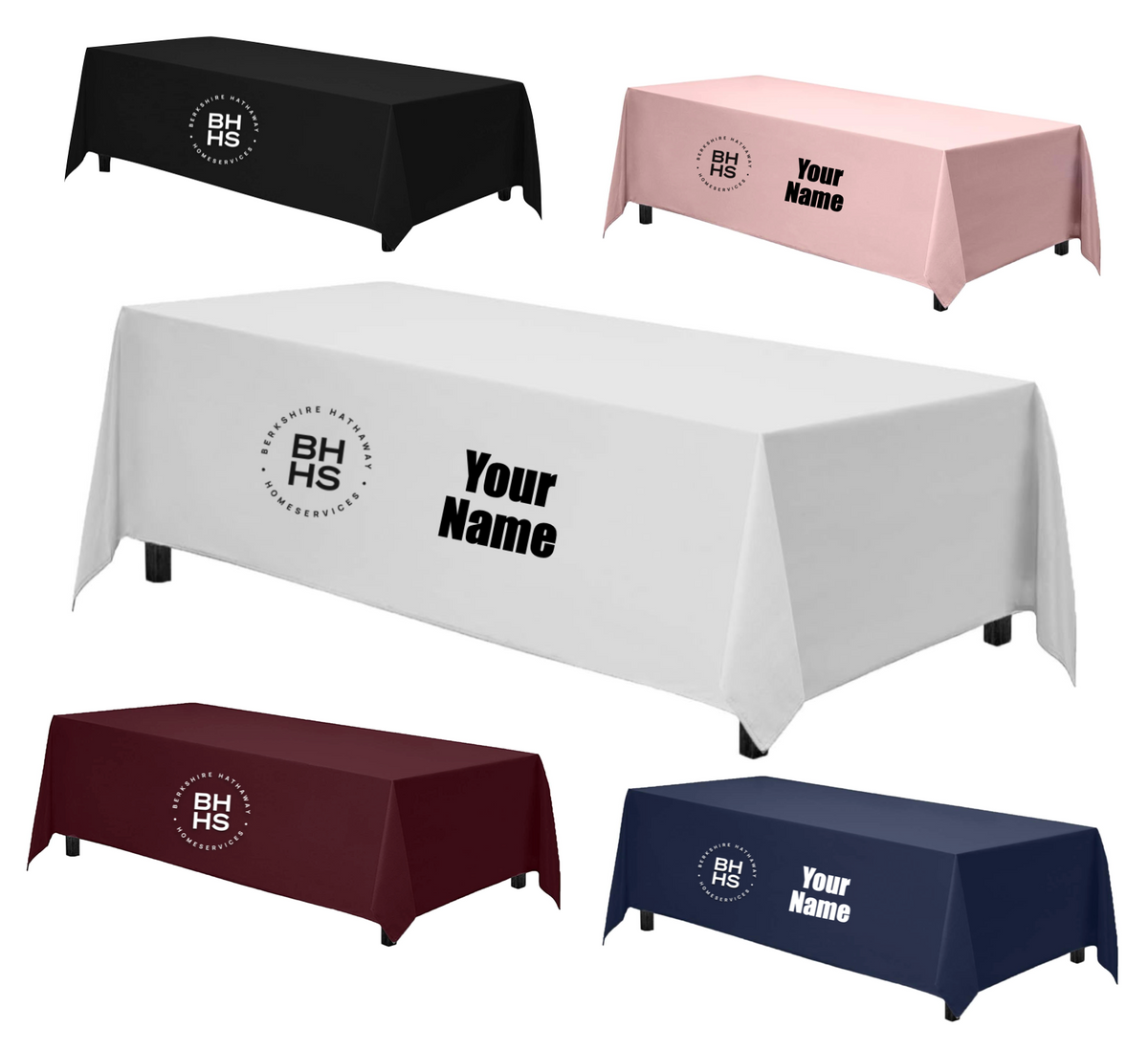 Berkshire Hathaway HomeServices 6-foot tablecloth