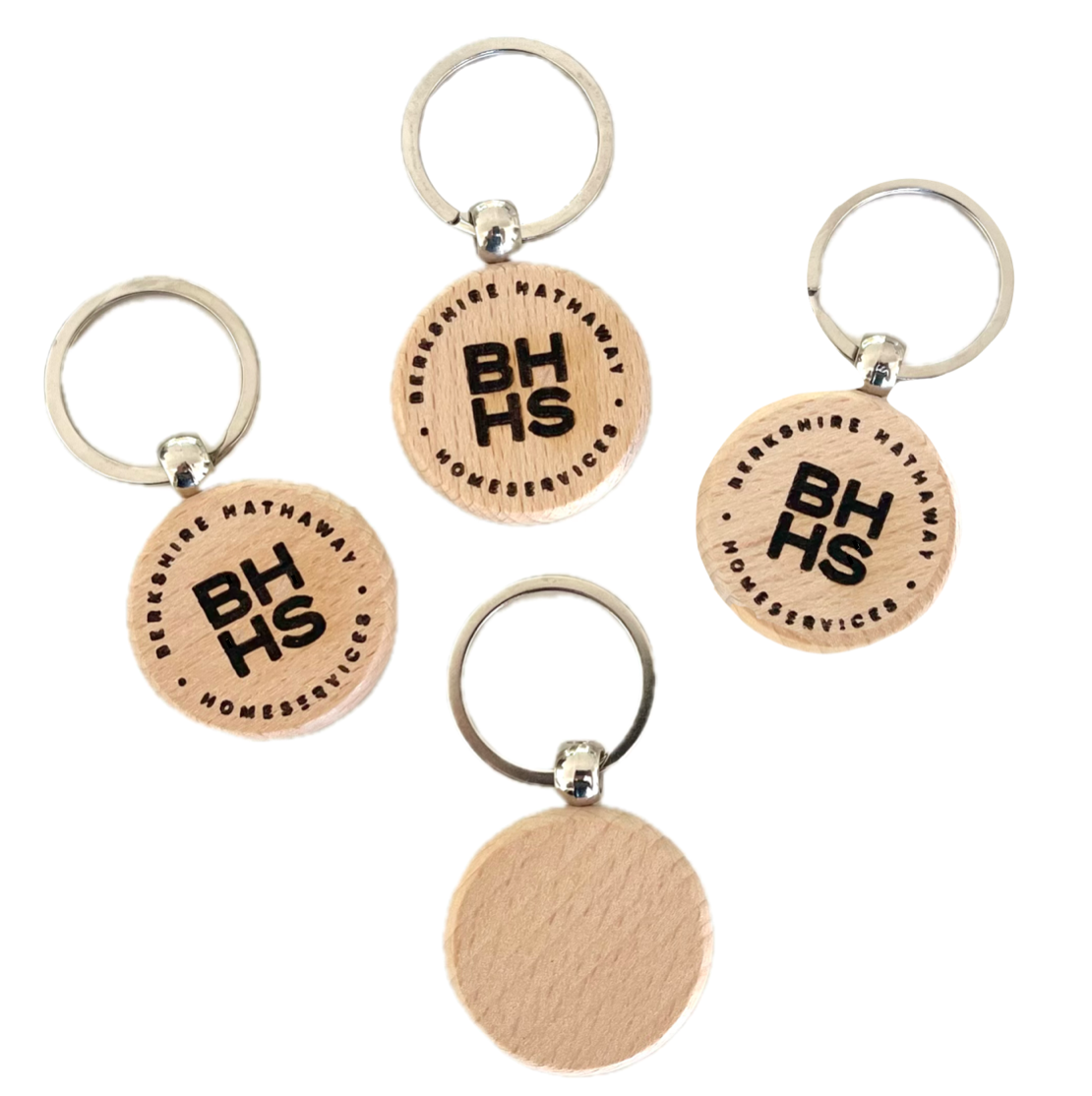 Berkshire Hathaway HomeServices wooden key chain