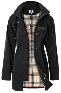 Womens Plaid Lined Berkshire Hathaway HomeServices Water Resistant Jacket
