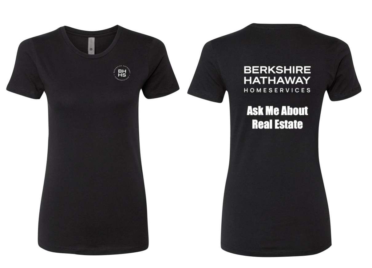 Womens Ask Me About Real Estate Crew Neck