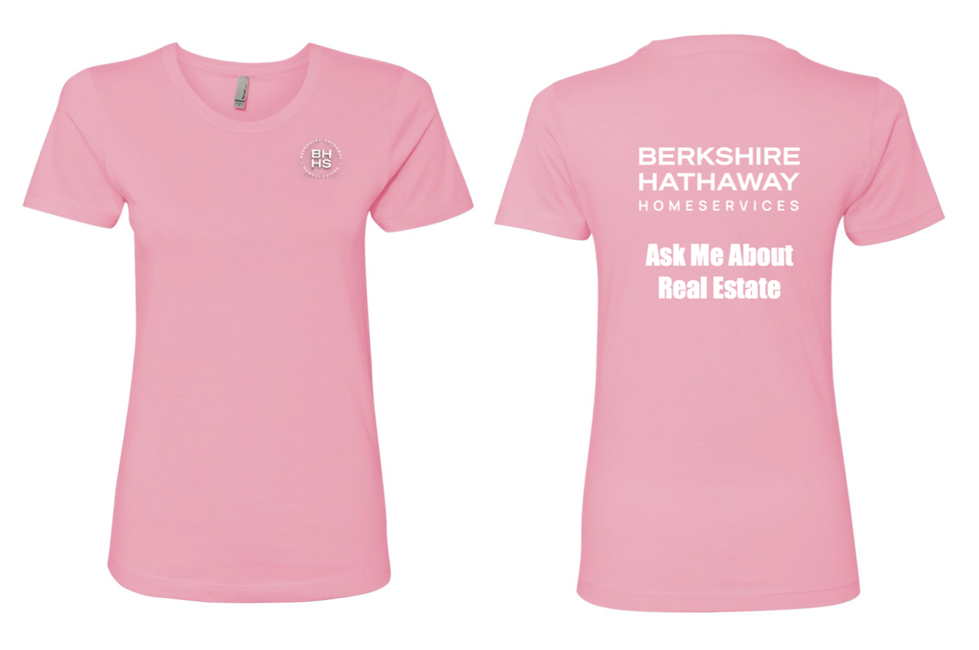 Womens Ask Me About Real Estate Crew Neck