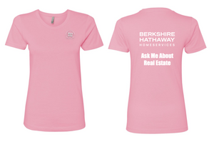 Womens Ask Me About Real Estate Crew Neck