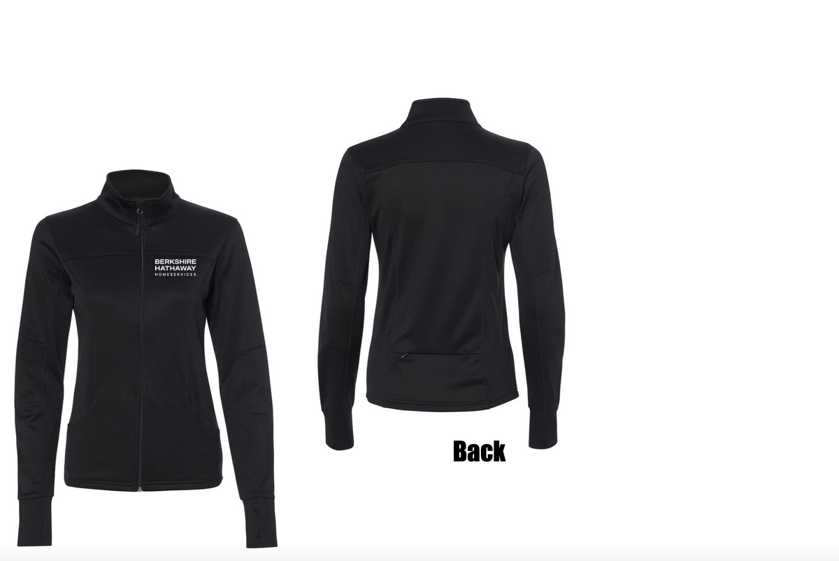 Womens Berkshire Hathaway HomeServices Poly-Tech Full-Zip Track Jacket