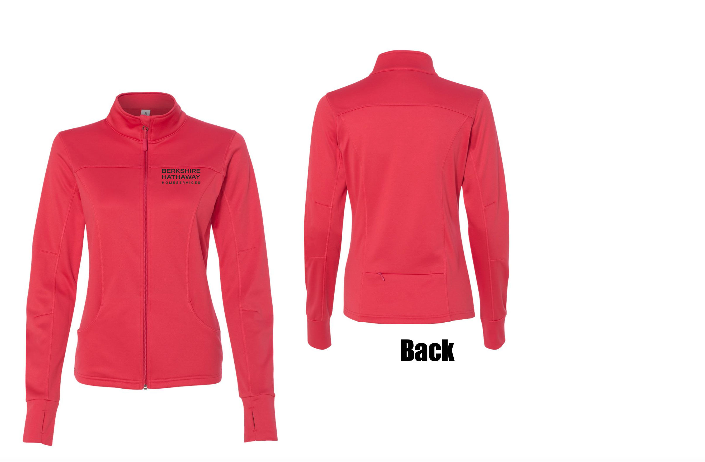 Womens Berkshire Hathaway HomeServices Poly-Tech Full-Zip Track Jacket