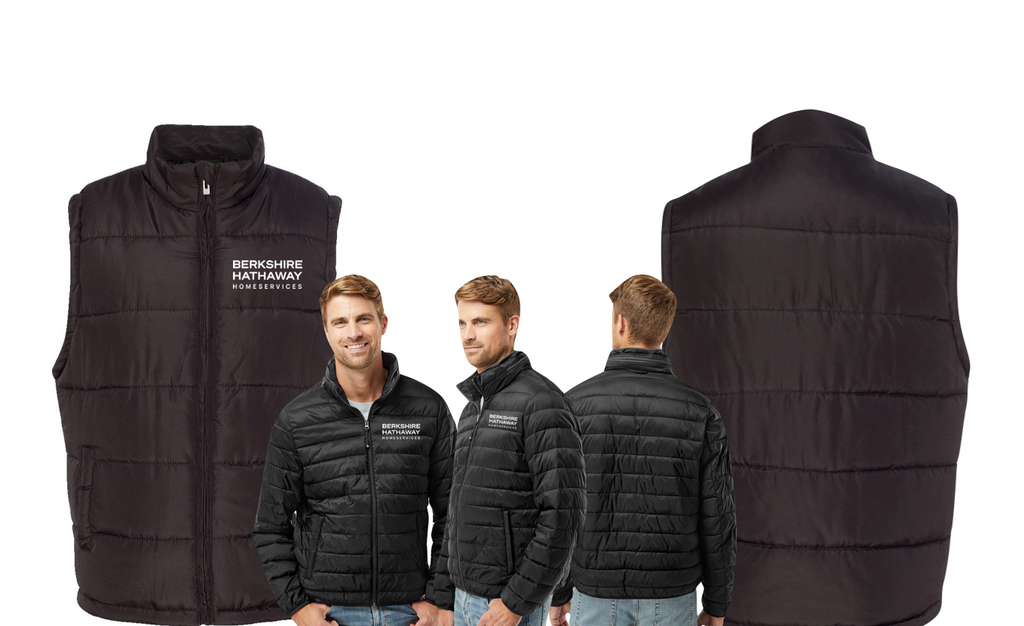 Berkshire Hathaway HomeServices men's puffer jacket & vest