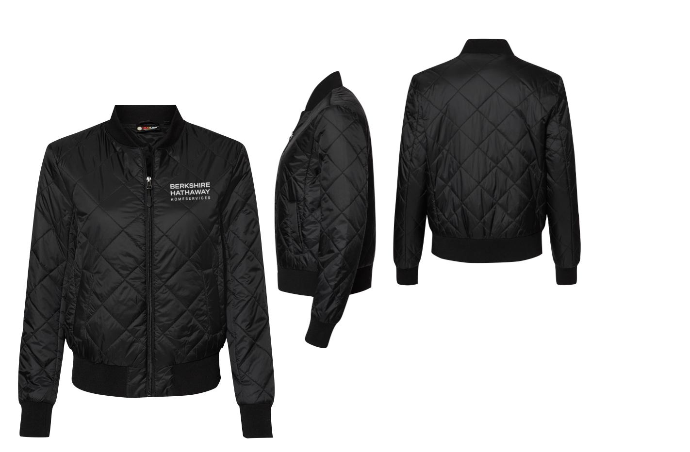 Womens Quilted Bomber Jacket