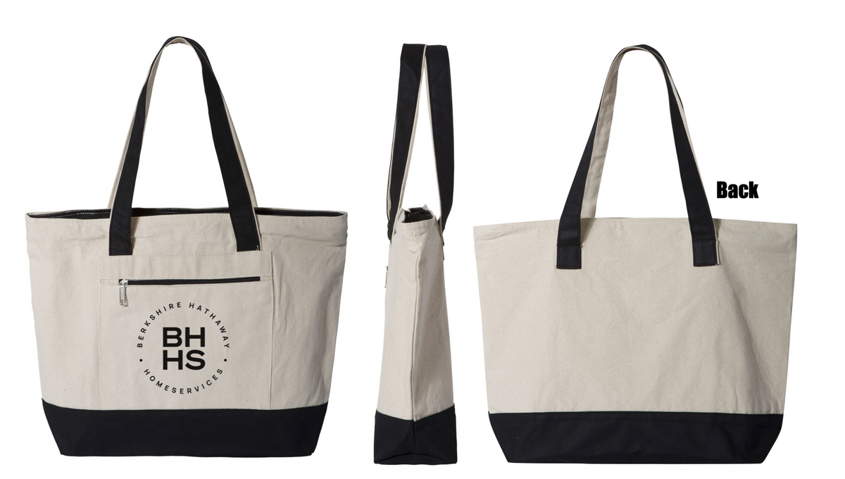 Berkshire Hathaway HomeServices Woven Canvas Tote Bag