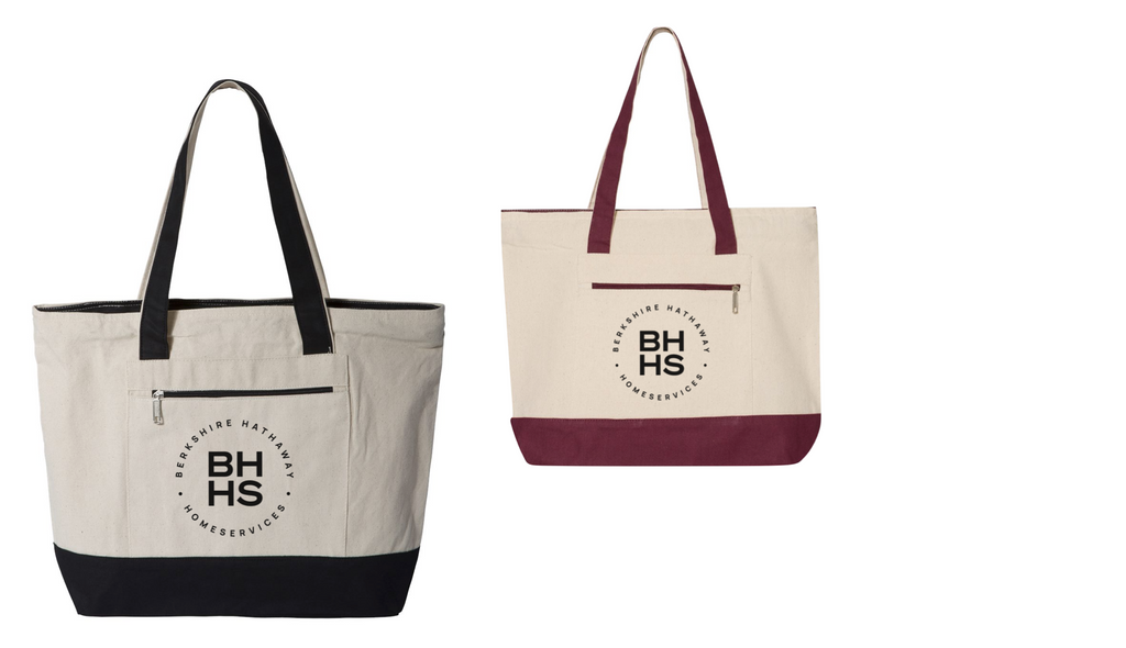 Berkshire Hathaway HomeServices canvas tote bag