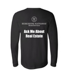 Mens Ask Me About Real Estate Long Sleeve