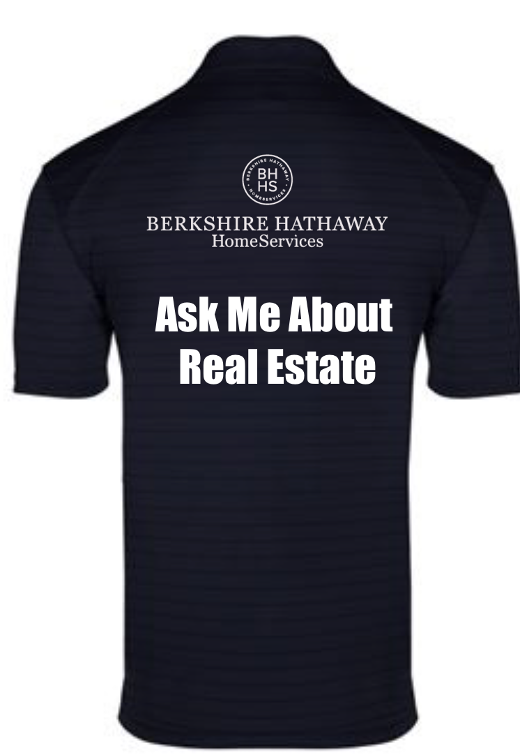 Mens Ask Me about Real Estate Polo